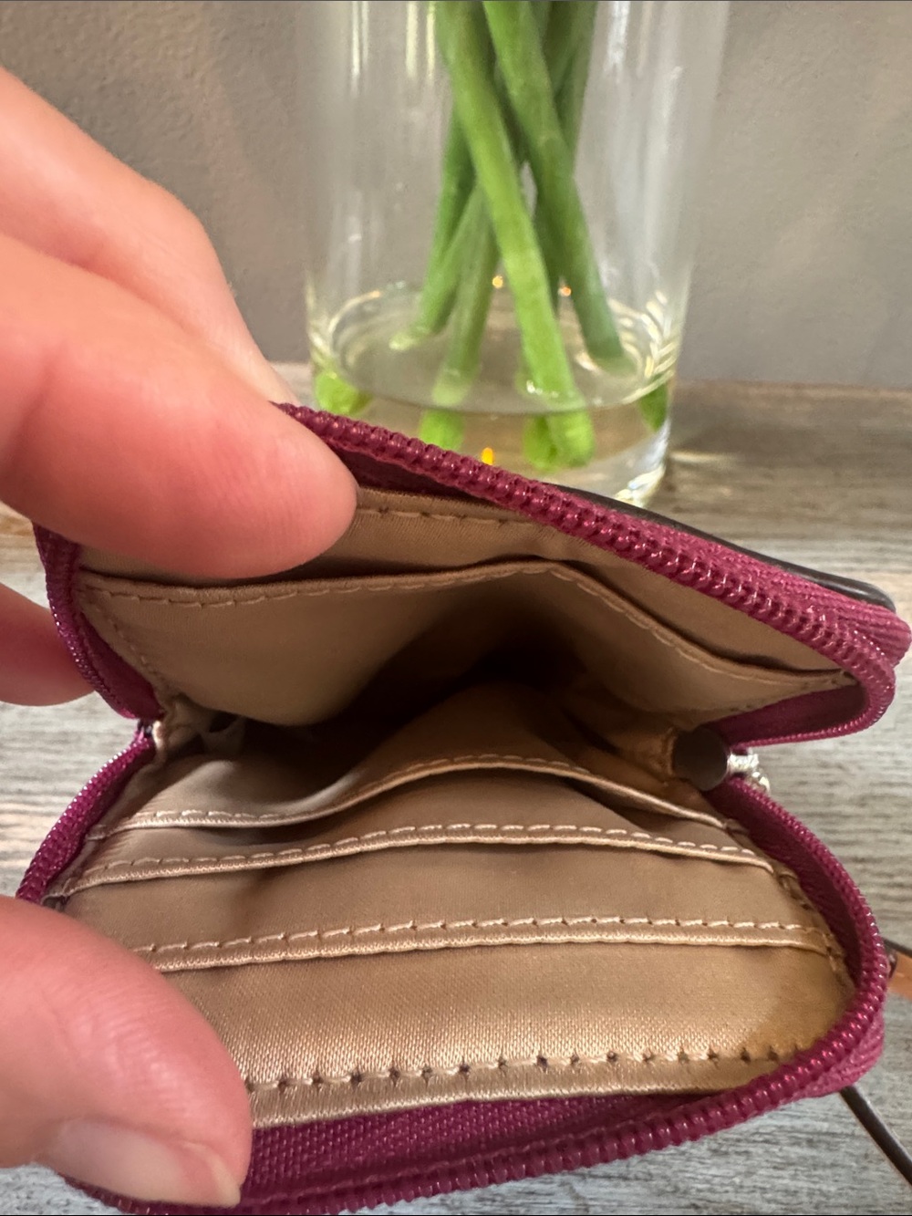 Coach Fuchsia Signature Wristlet Phone Case - Picture 3 of 4